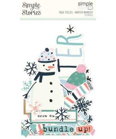 SIMPLE STORIES - Collezione Winter Wonder - Simple Pages Page Pieces