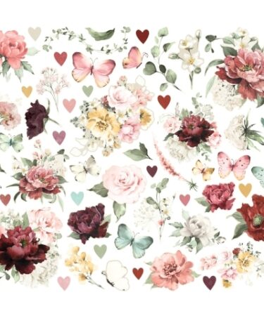 Alternative view of SIMPLE STORIES - SIMPLE STORIES - Simple Vintage Love Story -  Floral Bits & Pieces