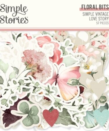 SIMPLE STORIES - SIMPLE STORIES - Simple Vintage Love Story -  Floral Bits & Pieces