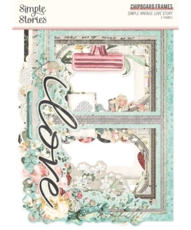 SIMPLE STORIES - SIMPLE STORIES - Simple Vintage Love Story -  Chipboard Frames