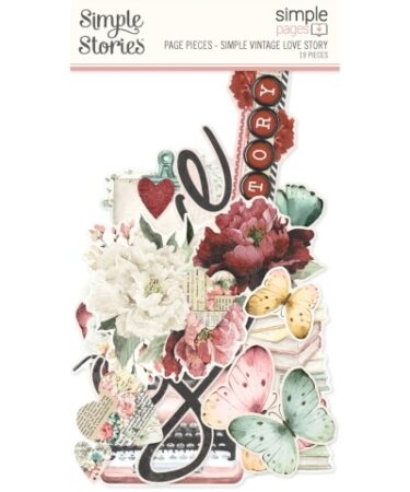 SIMPLE STORIES - SIMPLE STORIES - Simple Vintage Love Story -  Simple Pages Page Pieces