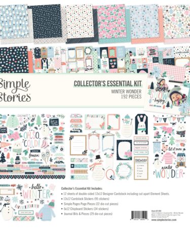 SIMPLE STORIES - Collezione Winter Wonder - Collector's Essential Kit
