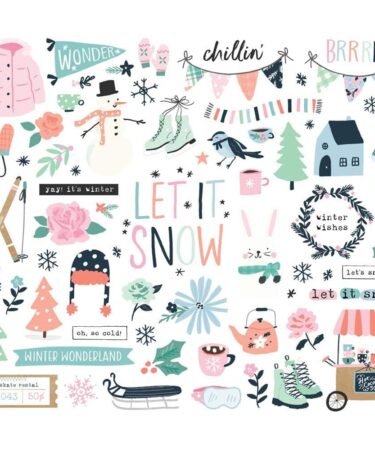 Alternative view of SIMPLE STORIES - Collezione Winter Wonder -  Bits & Pieces