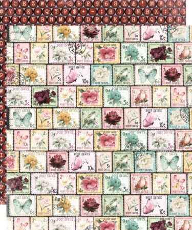 SIMPLE STORIES - SIMPLE STORIES - Simple Vintage Love Story - Carta patterned -Love Notes