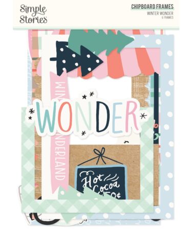 SIMPLE STORIES - Collezione Winter Wonder - Chipboard Frames
