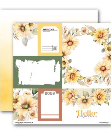 Tommy Art - Tommy double face paper – A year of memories N.6