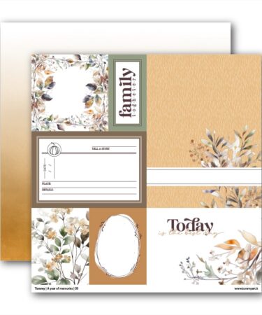 Tommy Art - Tommy double face paper – A year of memories N.9