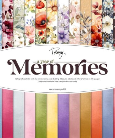 Tommy Art -Tommy paper pack – A year of memories 12 FOGLI bifacciali