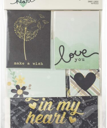 SIMPLE STORIES - HEART SN@P! CARDS