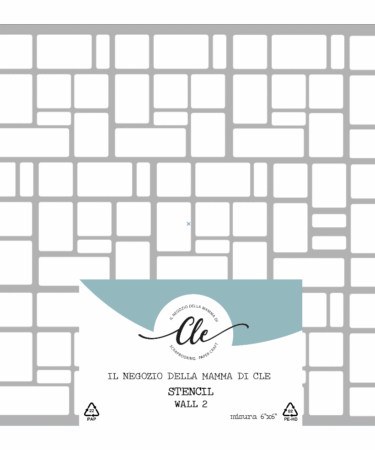 IL NEGOZIO DELLA MAMMA DI CLE- GLI STENCIL DELLA CLE- WALL 2 -MURO2