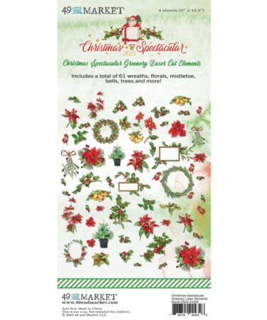 49 And Market  CollezioneChristmas Spectacular 2023 - Laser Cut Outs, Greenery