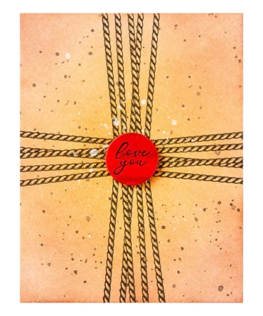 Alternative view of SPELLBINDERS - Sealed Cord & Faux Seal Sentiments Press Plate & Die Set