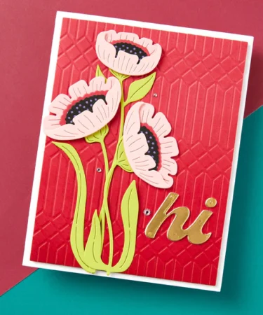 Alternative view of SPELLBINDERS - Fresh Picked Anemones Etched Dies