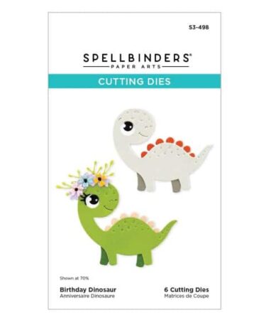 SPELLBINDERS - Birthday Dinosaur Etched Dies