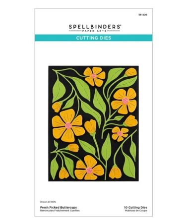SPELLBINDERS - Fresh Picked Buttercups Etched Dies