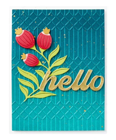 Alternative view of SPELLBINDERS - Columns Embossing Folder