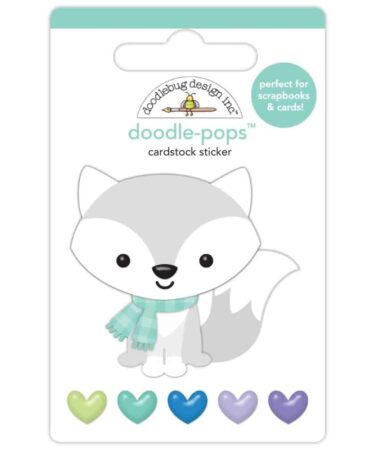 DOODLEBUG - Collezione Snow Much Fun  - frosty fox doodle-pops