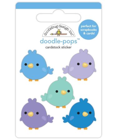 DOODLEBUG - Collezione Snow Much Fun  - sweet snowbirds doodle-pops