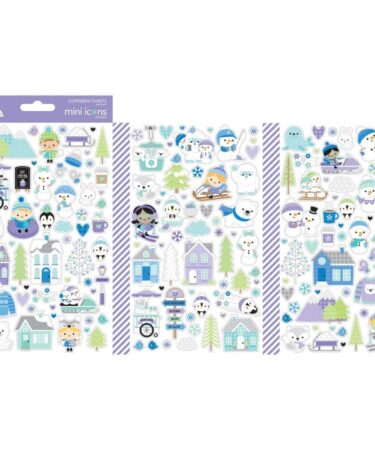 DOODLEBUG - Collezione Snow Much Fun  -  mini icons stickers