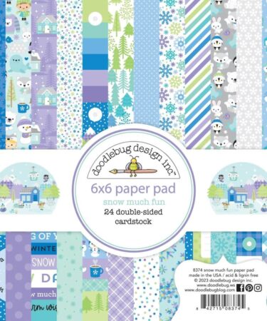 DOODLEBUG - Collezione Snow Much Fun  - 6x6 paper pad