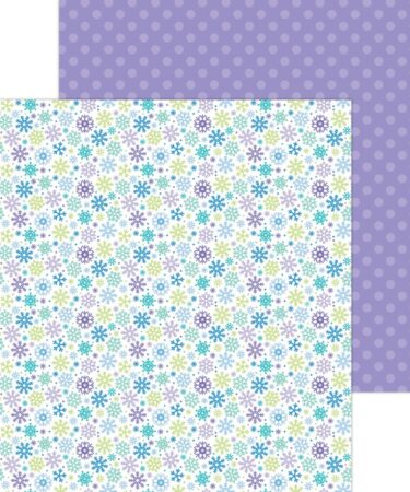 DOODLEBUG - Collezione Snow Much Fun  - carta patterned - snow day