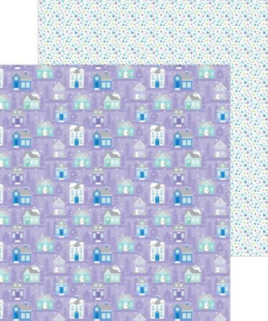 DOODLEBUG - Collezione Snow Much Fun  - carta patterned - winter wonderland