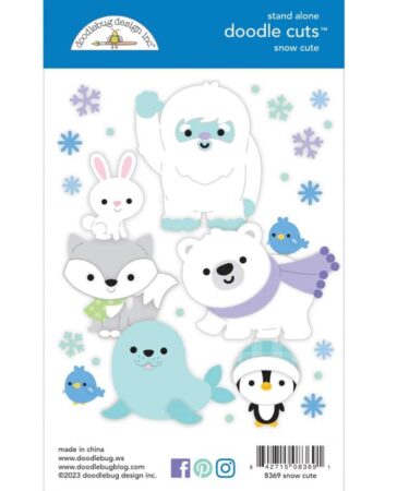 DOODLEBUG - Collezione Snow Much Fun  - snow cute doodle cuts