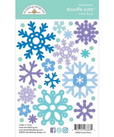 DOODLEBUG - Collezione Snow Much Fun  - frosty flurry doodle cuts
