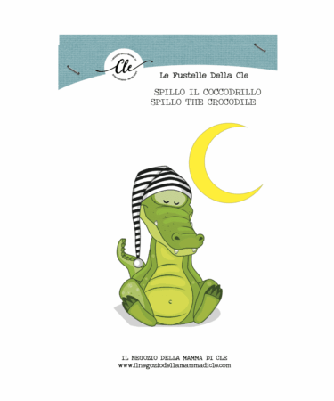 LE FUSTELLE DELLA CLE -  SPILLO IL COCCODRILLO