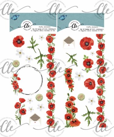 IL NEGOZIO DELLA MAMMA DI CLE - GLI ABBELLIMENTI DELLA CLE – MY 12 TALES OF 2024 - FEBBRAIO - PUFFY STICKERS