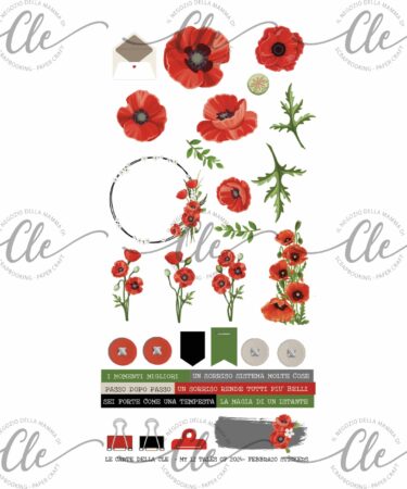 IL NEGOZIO DELLA MAMMA DI CLE - GLI ABBELLIMENTI DELLA CLE – MY 12 TALES OF 2024 -FEBBRAIO -STICKERS 6X12