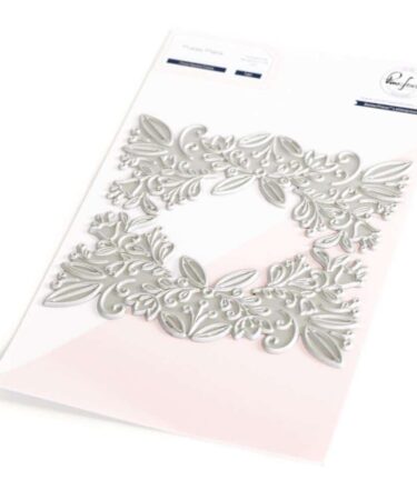 Pinkfresh Studio Press Plate - Floral Square Frame