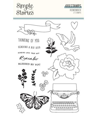 SIMPLE STORIES - Collezione REMEMBER -  STAMPS