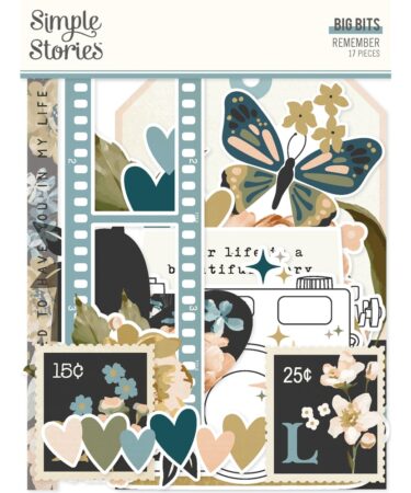 SIMPLE STORIES - Collezione REMEMBER -  BIG BITS & PIECES