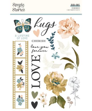 SIMPLE STORIES - Collezione REMEMBER - RUB ONS
