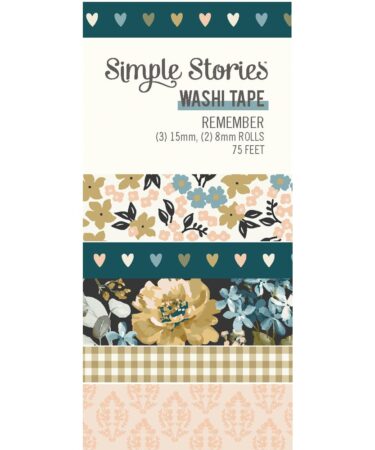 SIMPLE STORIES - Collezione REMEMBER - WASHI TAPE