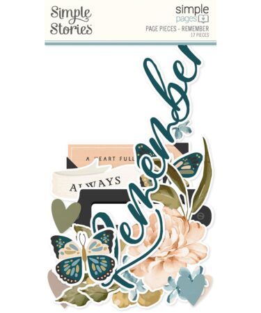 SIMPLE STORIES - Collezione REMEMBER - SIMPLE PAGES PAGE PIECES