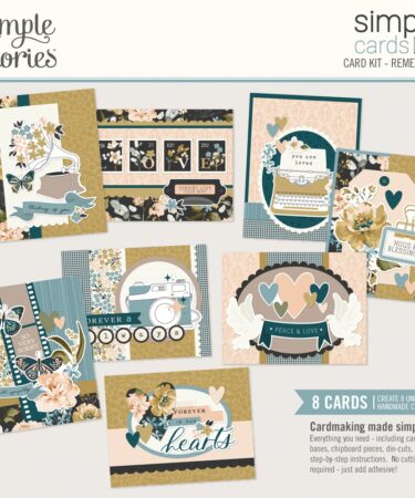 SIMPLE STORIES - Collezione REMEMBER -  SIMPLE CARDS CARD KIT