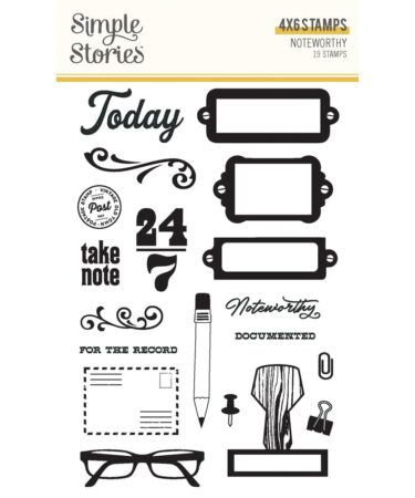 SIMPLE STORIES - Collezione  NOTEWORTHY - STAMPS