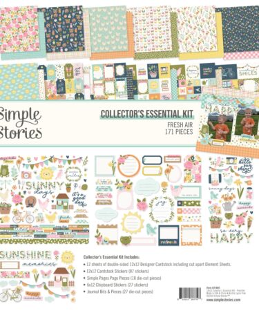 SIMPLE STORIES - Collezione FRESH AIR - COLLECTOR'S ESSENTIAL KIT