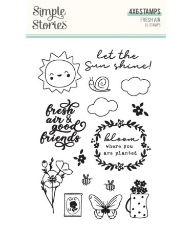 SIMPLE STORIES - Collezione FRESH AIR - STAMPS