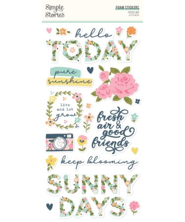 SIMPLE STORIES - Collezione FRESH AIR - FOAM STICKERS