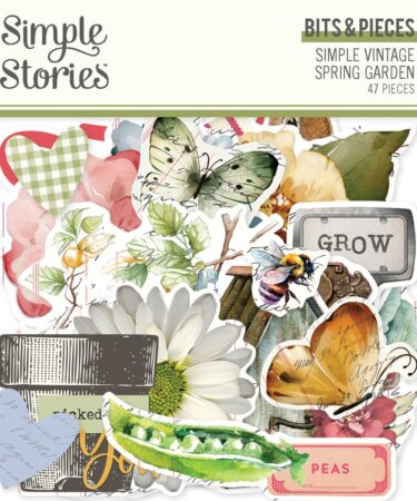SIMPLE STORIES - Collezione SIMPLE VINTAGE SPRING GARDEN - BITS & PIECES