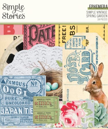 SIMPLE STORIES -Collezione  SIMPLE VINTAGE SPRING GARDEN -  EPHEMERA