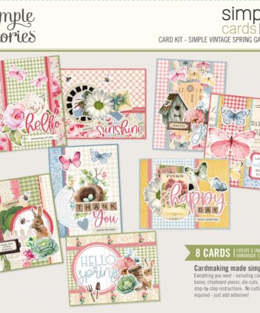 SIMPLE STORIES - Collezione SIMPLE VINTAGE SPRING GARDEN - SIMPLE CARDS CARD KIT