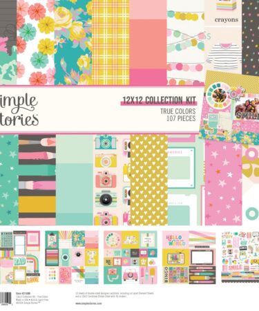 SIMPLE STORIES - Collezione TRUE COLORS - COLLECTION KIT