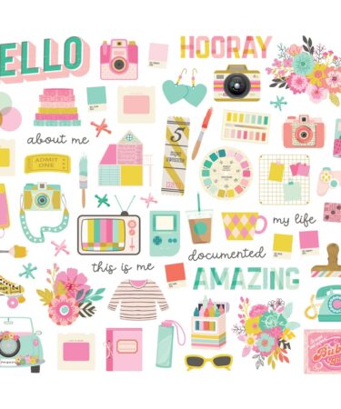 Alternative view of SIMPLE STORIES - Collezione TRUE COLORS - BITS & PIECES