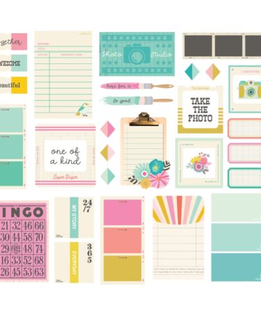 Alternative view of SIMPLE STORIES - Collezione TRUE COLORS - JOURNAL BITS & PIECES