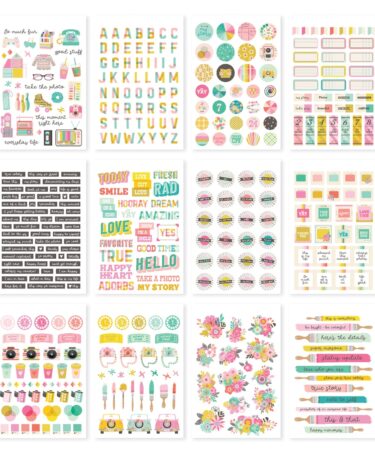 Alternative view of SIMPLE STORIES - Collezione TRUE COLORS - STICKER BOOK