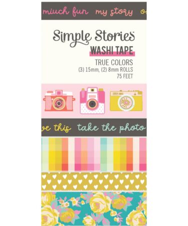 SIMPLE STORIES - Collezione TRUE COLORS - WASHI TAPE